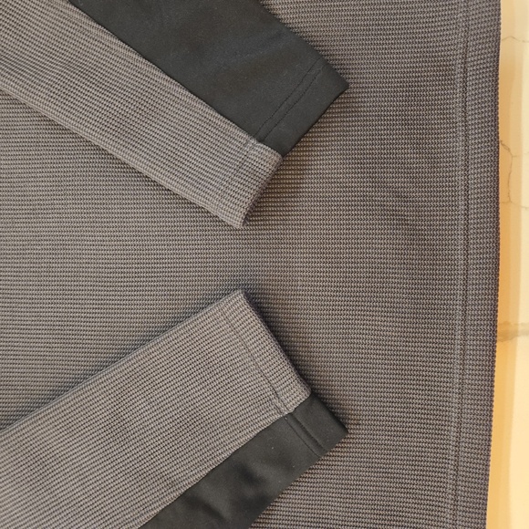 Spyder Soft Shell 1/4 Zip Fleece Pullover Sweater Jacket Mens Size XL Black Gray - Picture 4 of 14